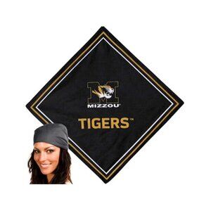 MISSOURI TIGERS Bandana Scarf Headwrap Head Gear Handkerchief 23"100% Polyester